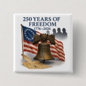 Patriotic America 250 Anniversary  Button (Vorderseite)