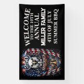 Patriotic America 250 Eagle Banner  (Vertikal)