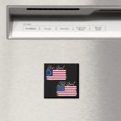 Patriotic America Geboren Great Still Great USA Fl Magnet (In Situ (Geschirrspüler))