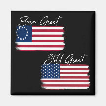Patriotic America Geboren Great Still Great USA Fl