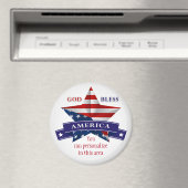 Patriotic America Star Design (v1) Anpassen Magnet (In Situ (Geschirrspüler))