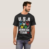 Patriotic America USA Flag 4th Of July American 6 T-Shirt (Vorne ganz)