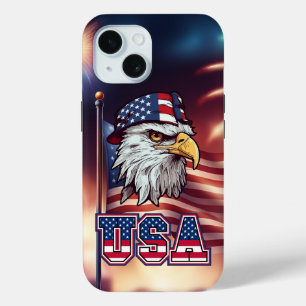 Patriotic American Bald Eagle Case-Mate iPhone Hülle