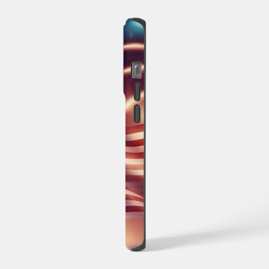 Patriotic American Bald Eagle iPhone Hülle (Linke Seite)