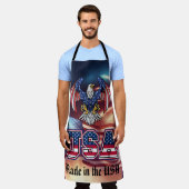 Patriotic American Bald Eagle Schürze (Getragen)