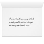 Patriotic American Business Danke Cards (Innenansicht Horizontal (Unten))