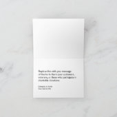 Patriotic American Danke Cards (Innenseite)