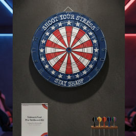 Patriotic American Dartboard Wall Art Design Dartscheibe