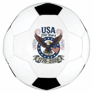 Patriotic American Eagle 250 Years 1776-2026 Fußball
