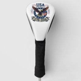 Patriotic American Eagle 250 Years 1776-2026 Golf Headcover