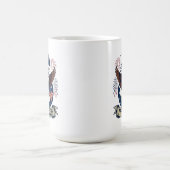 Patriotic American Eagle 250 Years 1776-2026 Kaffeetasse (Mittel)