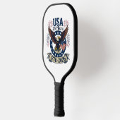Patriotic American Eagle 250 Years 1776-2026 Pickleball Schläger (Links)
