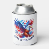 Patriotic American Eagle Red White Blue Dosenkühler (Kanne Vorderseite)