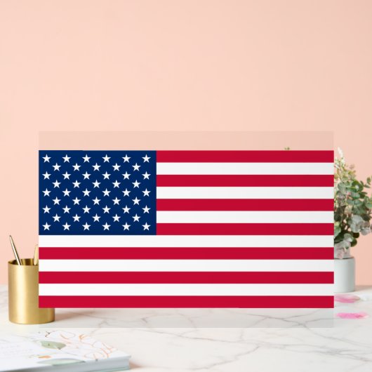 Patriotic American Flag Acrylic Sign Acrylschild (Hochzeit)