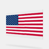 Patriotic American Flag Acrylic Sign Acrylschild (Winkel)