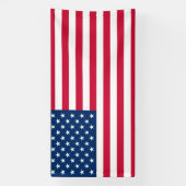 Patriotic American Flag Banner USA (Vertikal)