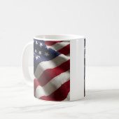 Patriotic American flag Coffee Mug Kaffeetasse (Vorderseite Links)