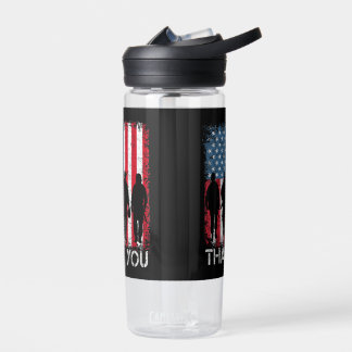 Patriotic American Flag Danke Trinkflasche