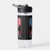 Patriotic American Flag Danke Trinkflasche (Rechts)