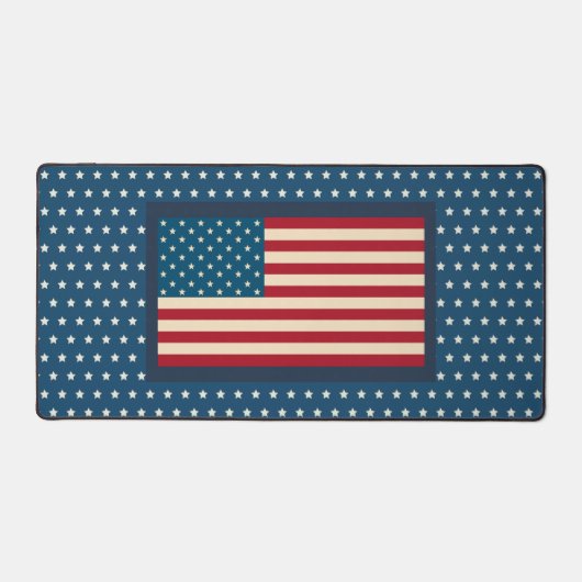 Patriotic American Flag Desk Mat Gift Schreibtischunterlage (Vorderseite)