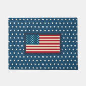 Patriotic American Flag Doormat Geschenk Fußmatte (Vorderseite)