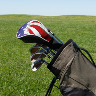 Patriotic American Flag Driver Golf Headcover