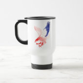 Patriotic American Flag Eagle Reisebecher (Links)