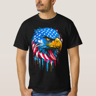 Patriotic American Flag Eagle T-Shirt