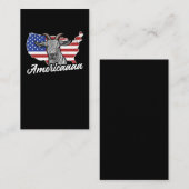 Patriotic American Flag Goover Visitenkarte (Vorne/Hinten)