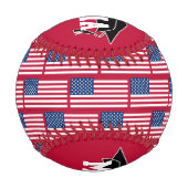 Patriotic AMERICAN FLAG Graduate Baseball (Rückseite)
