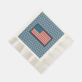 Patriotic American Flag GRILLEN 4. Juli Picnic Serviette (Ecke)