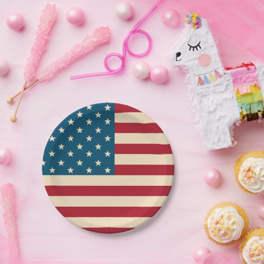 Patriotic American Flag GRILLEN 4. Juli Teller (Party)
