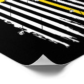 Patriotic American Flag Honeycomb Beekeeper Honey Poster (Ecke)