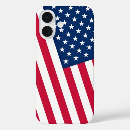 Patriotic American Flag iPhone Case (Rückseite)