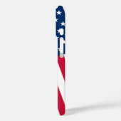 Patriotic American Flag iPhone Case (Rückseite / Links)