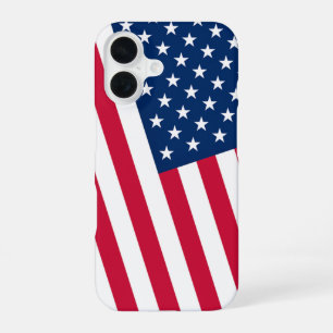 Patriotic American Flag iPhone Case 16 Hülle