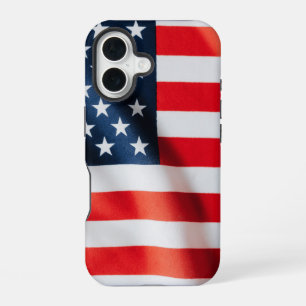 Patriotic American Flag iPhone Case - USA 16 Hülle