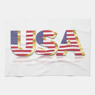 Patriotic American Flag Kitchtuch USA Geschirrtuch