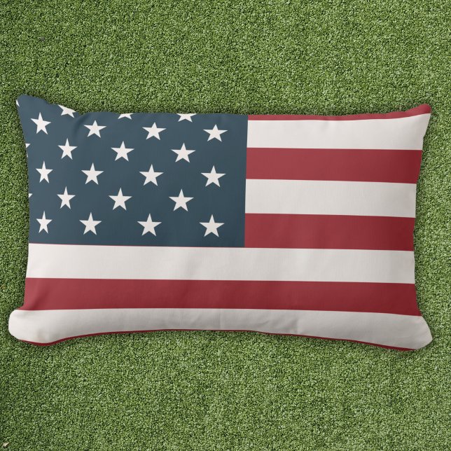 Patriotic American Flag Lendenkissen (Von Creator hochgeladen)