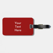 Patriotic American Flag Luggage Tag Gepäckanhänger (Rückseite horizontal)