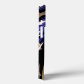 Patriotic American Flag Monogram Case-Mate iPhone Hülle (Rückseite / Rechts)