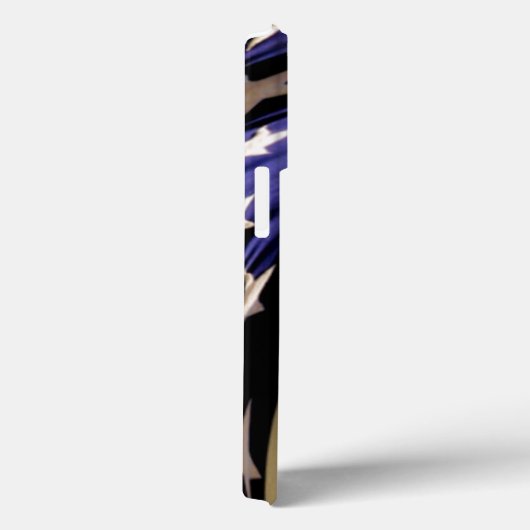 Patriotic American Flag Monogram Case-Mate iPhone Hülle (Rückseite / Rechts)
