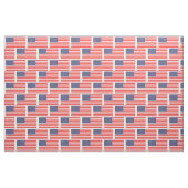 Patriotic American Flag Muster DIY Gewebe Stoff (Fat Quarter (45,7 x 55,9 cm))