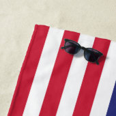 Patriotic American Flag Name Strandtuch (Beispiel)