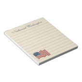 Patriotic American Flag Office Küche Notepad Notizblock (angewinkelt)