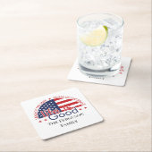 Patriotic American Flag Paper Untersetzer (Vor Ort)