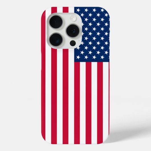 Patriotic American Flag Phone Case (Rückseite)