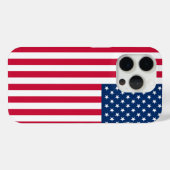 Patriotic American Flag Phone Case (Rückseite (Horizontal))