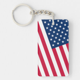 Patriotic American Flag Schlüsselanhänger