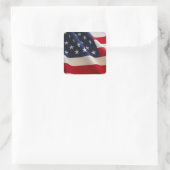 Patriotic American Flag Sticker (Tasche)